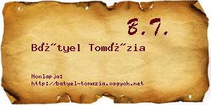 Bátyel Tomázia névjegykártya